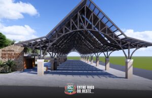 Entre Rios do Oeste abre licitação para construção de calçadão coberto na Praça Municipal