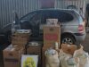 Morador de Toledo é preso com cigarros e agrotóxicos contrabandeados na BR-163 em Quatro Pontes