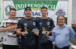3º Torneio da Independência reúne 37 duplas de bolão no Clube 19 de Março em Missal 3º Torneio da Independência