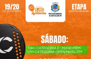Festival Costa Oeste de Beach Tennis agita o Balneário Terra das Águas neste final de semana com grandes disputas Festival Costa Oeste de Beach Tennis