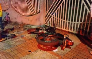 Batida entre Cruze e CG Titan deixa jovem ferido em Toledo