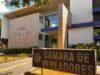 Sessão na Câmara de Santa Helena tem despedida de Inha, anúncio de Valmir Naná e entrada de suplementação de quase R$ 2 milhões fachada-camara-vereadores-santa-helena-pr