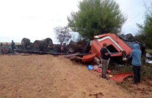 Tragédia na rodovia: motorista brasileiro de caminhão sofre infarto após falha mecânica e morre em Los Cedrales, no Paraguai.