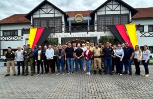 Pato Bragado se destaca em segurança pública e recebe visita do Secretário Estadual Hudson Leôncio Teixeira