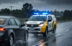 Polícia Militar intercepta Voyage com eletrônicos e ampolas de medicamento importado ilegalmente do Paraguai em Toledo