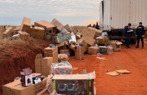 Piratas do asfalto assaltam caminhão com mercadorias no Paraguai