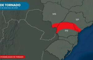 Paraná, Mato Grosso do Sul e São Paulo têm alerta para tornados; veja como se proteger