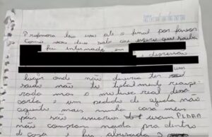 Adolescente de 13 anos pede ajuda por carta e denuncia abusos dentro de casa no Paraná