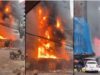 Grande incêndio atinge bancas de camelôs no centro de Ciudad del Este, no Paraguai – Assista