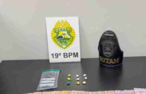 ROTAM apreende cocaína durante cumprimento de mandado em Diamante do Oeste