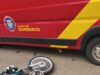 Jovem fica ferido após colisão entre carro e bicicleta na Vila Gaúcha, em Marechal Cândido Rondon
