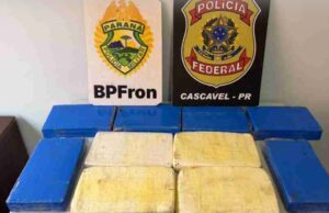 Duas mulheres são presas com mais de 10 kg de cocaína na BR-277, em Céu Azul