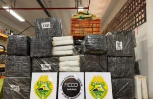 Fiscalização encontra 1.517 kg de maconha escondidos em carga no Oeste do Paraná