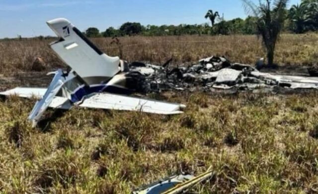 Queda avião no mato grosso
