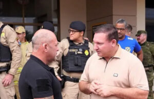 Mercedes recebe cúpula da Segurança Pública do Paraná para discutir reforço policial e videomonitoramento Escrita