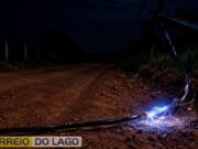 Risco iminente: Moradores de Santa Clara no Distrito de São Roque ficam sem energia após rompimento de cabo