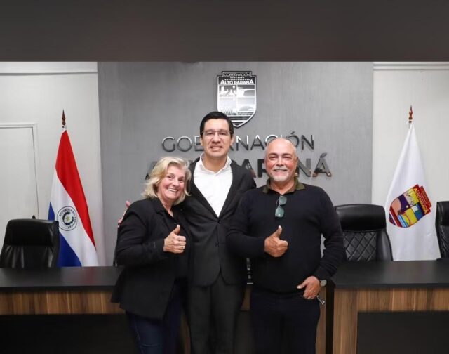 Pavei com Governador César Landy Torres de