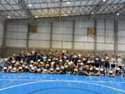 Dia das Crianças é celebrado com Festival de Mini-Handebol em ginásio municipal de Santa Helena
