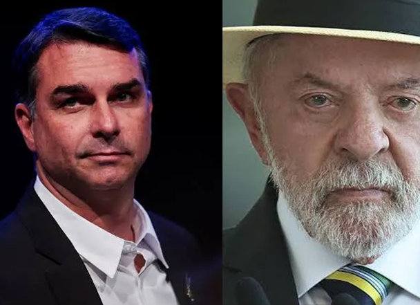 candidatos a presidencia Flavio e Lula