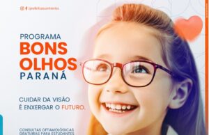 Entre Rios do Oeste inicia ações do Programa Bons Olhos Paraná para alunos da rede pública