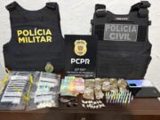 PCPR e PMPR prendem quatro pessoas em operação contra o tráfico de drogas no Norte do Estado